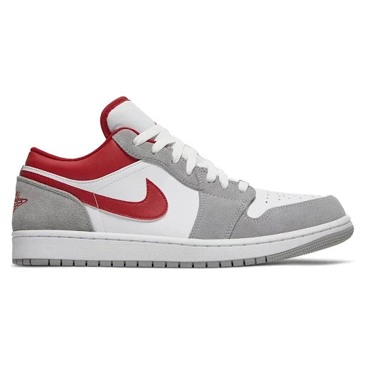 Jordan 1 Low Light Smoke 'Grey Red'